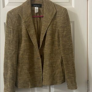 Jones New York Women's Brown Textured Blazer